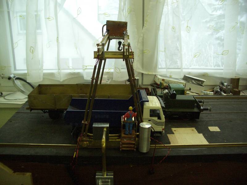 Kranmodul im Rohbau