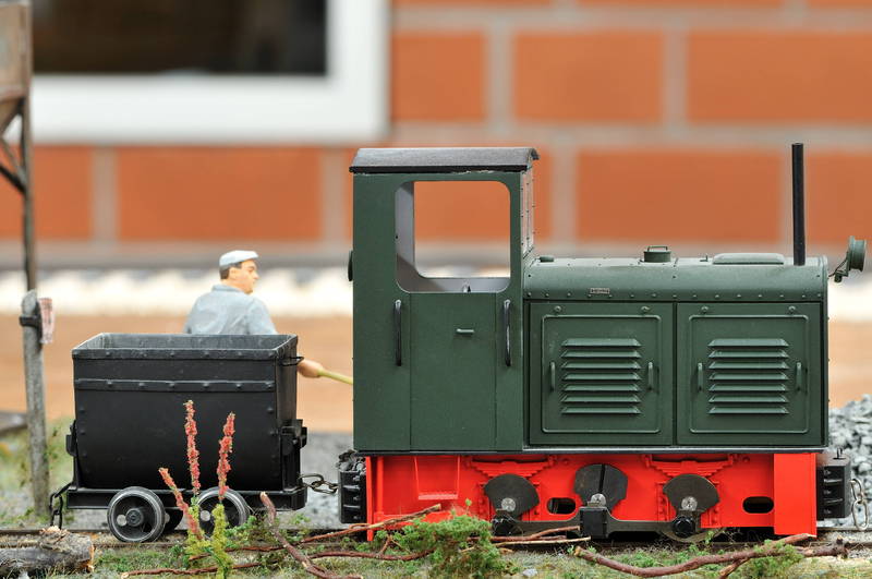 Schotterverladung: Feldbahn