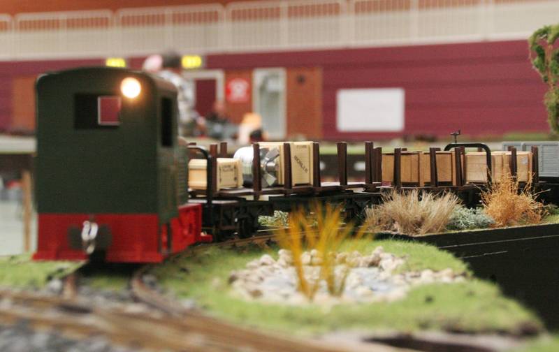 Auch die Feldbahn war vertreten