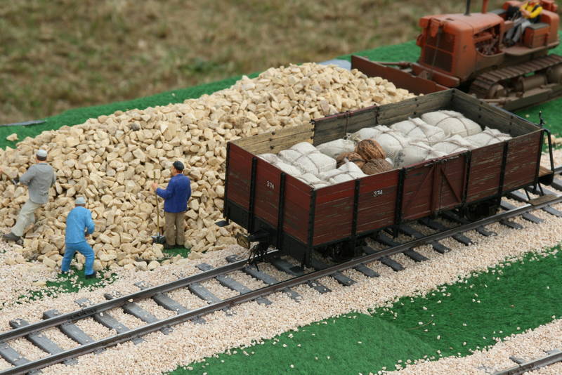 Bahnhof Elchingen Schotterverladung