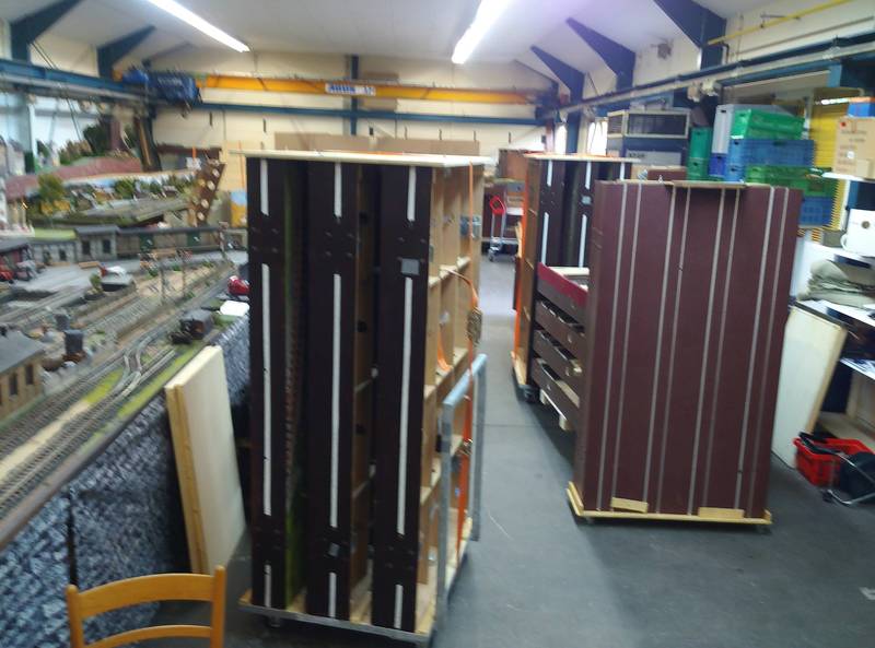 Inoffizielles Bautreffen (Sondereinsatz) Aufbau Regelspur-Module