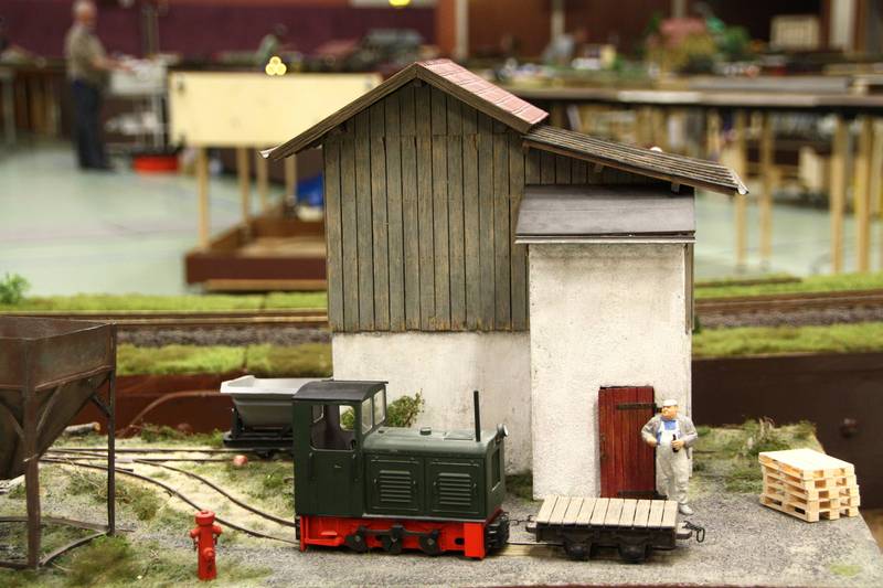 Feldbahnmodul Schotterwerk