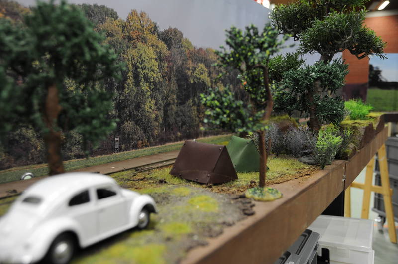 Camping an der Feldbahn