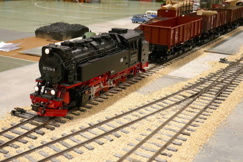 Rollwagenzug im Bf Bemblingen