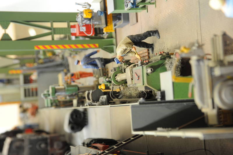 Diorama Dampflok AW im Spur 2 Museum