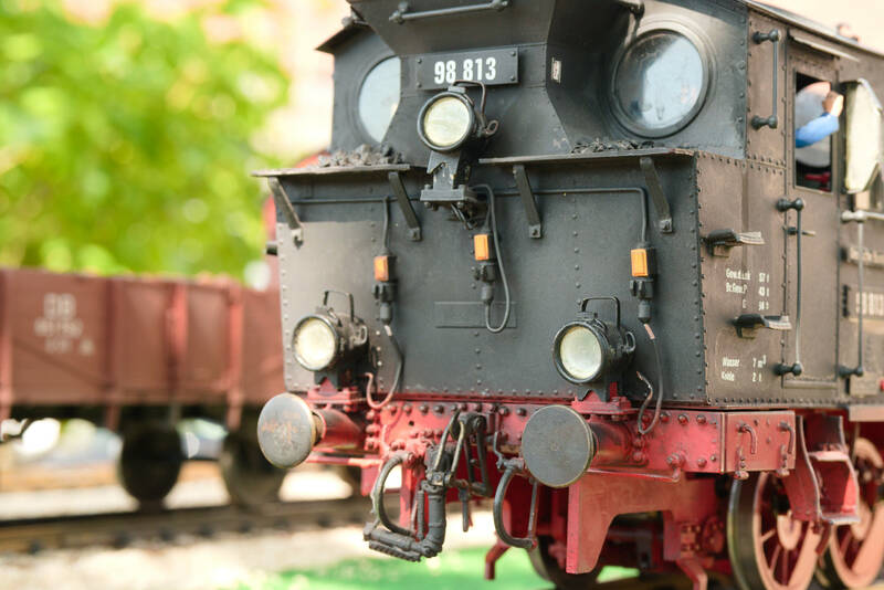 Gtl 4/4 im Güterbahnhof Regelspur